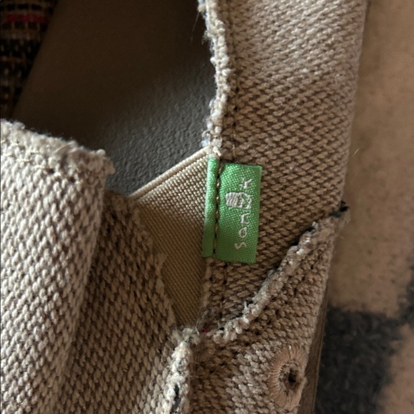 Sanuk Casual Tan Slip-On Shoes - Picture 3 of 6